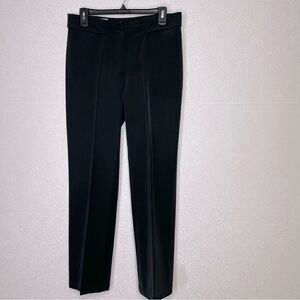Jil Sander Fold Over Waist Pleat Front Polyester Dress Pants 38